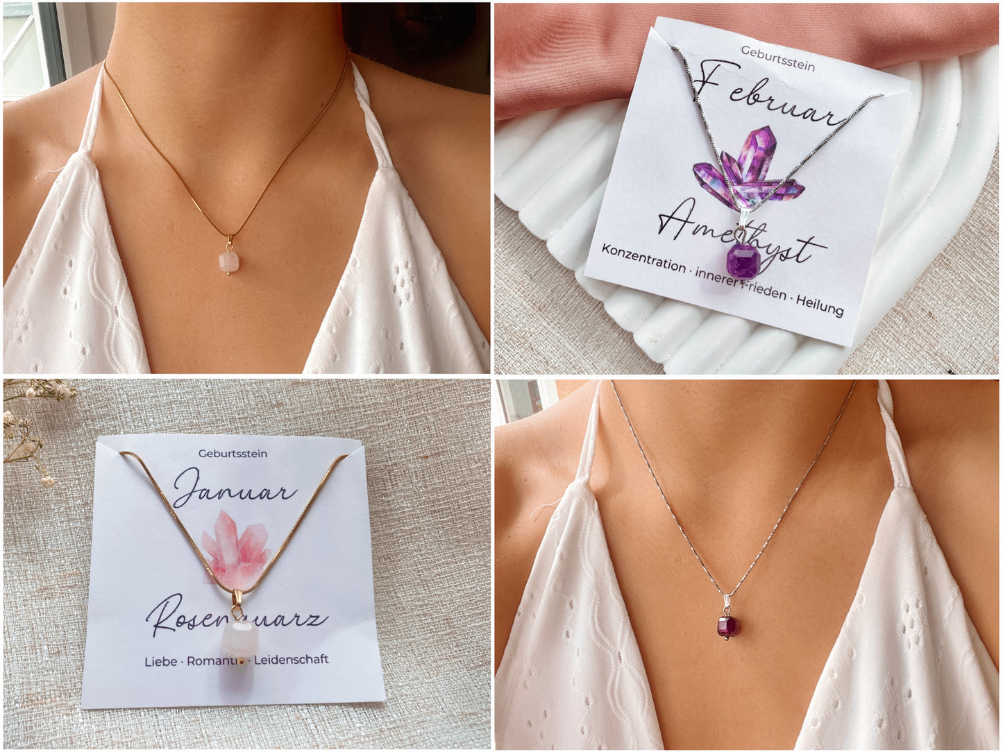 Geburtsstein Kette "BIRTHSTONE"