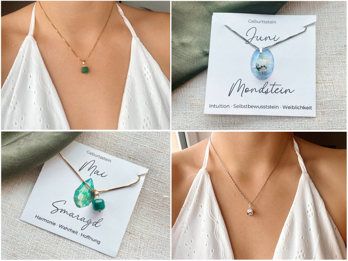 Geburtsstein Kette "BIRTHSTONE"
