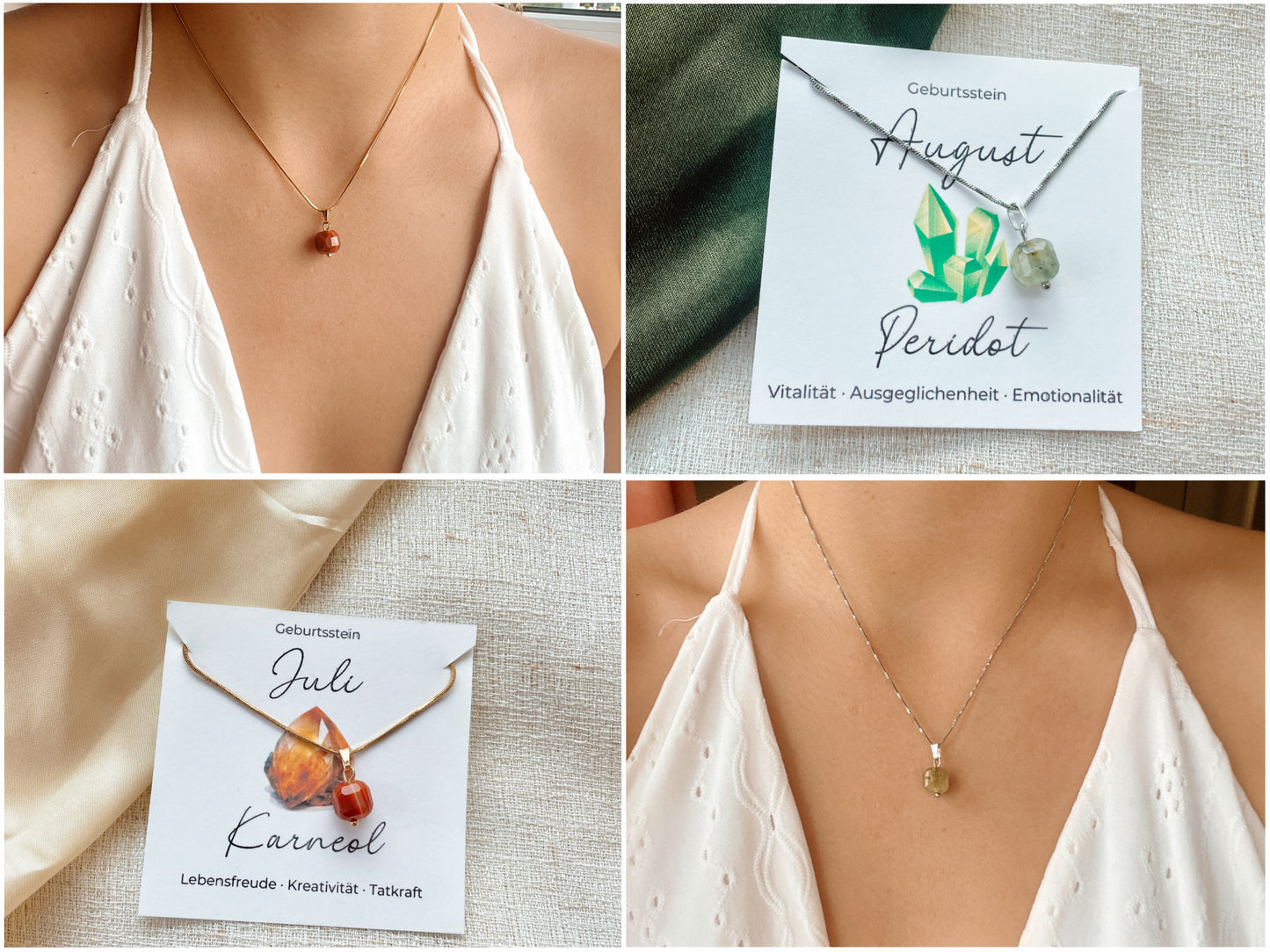 Geburtsstein Kette "BIRTHSTONE"