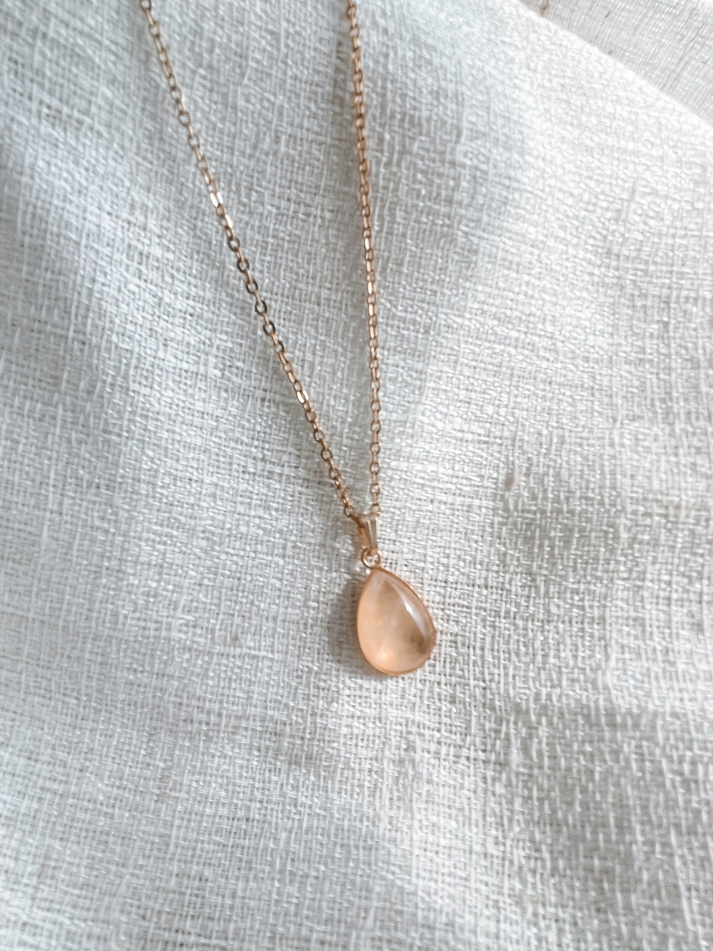Rosenquarz Kette "ELA"
