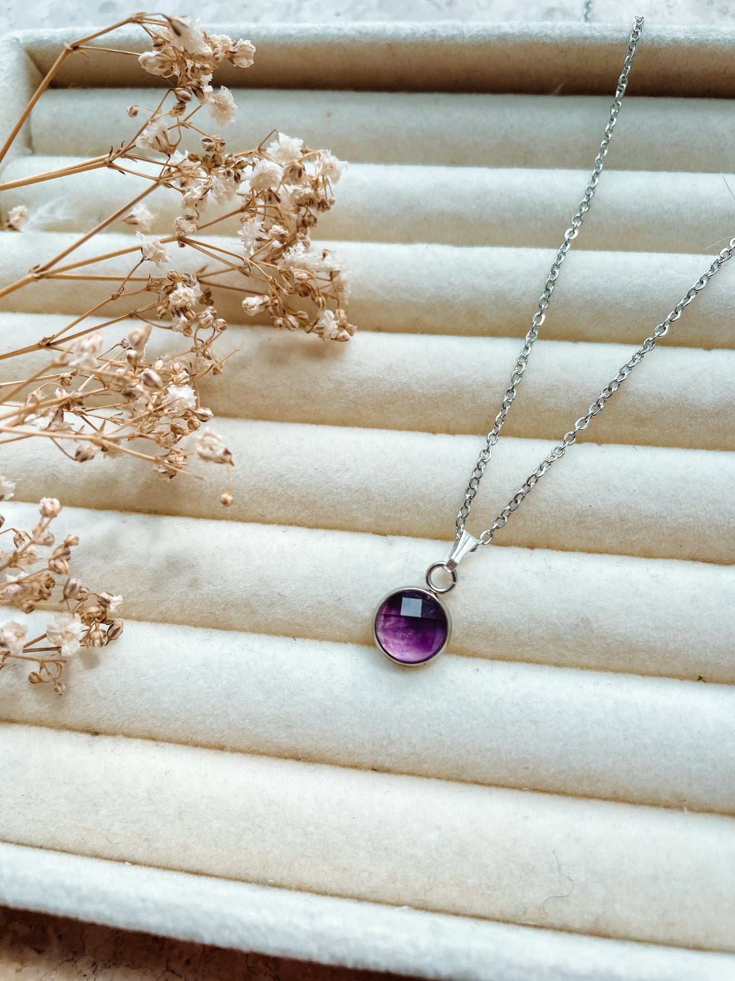 Halskette "NOVA" Amethyst 45cm