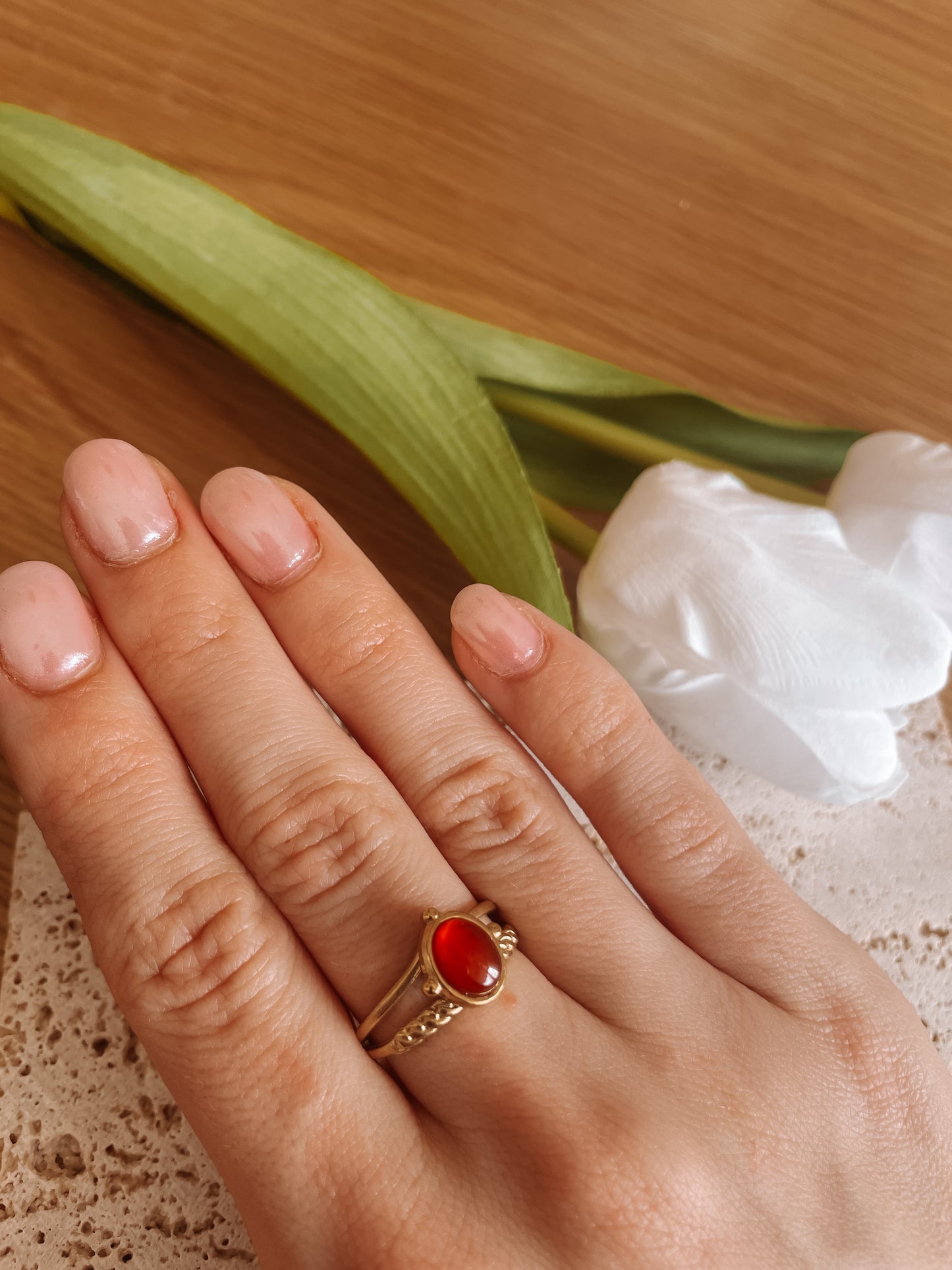 Ring "SOUL" Karneol