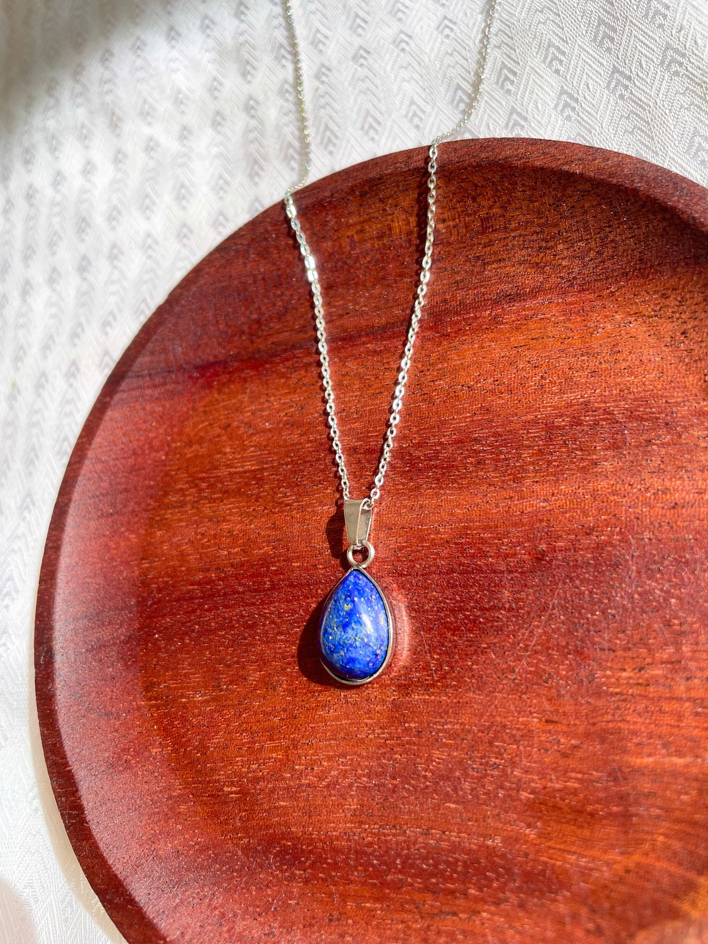 Halskette "ELA" Lapis Lazuli 45cm