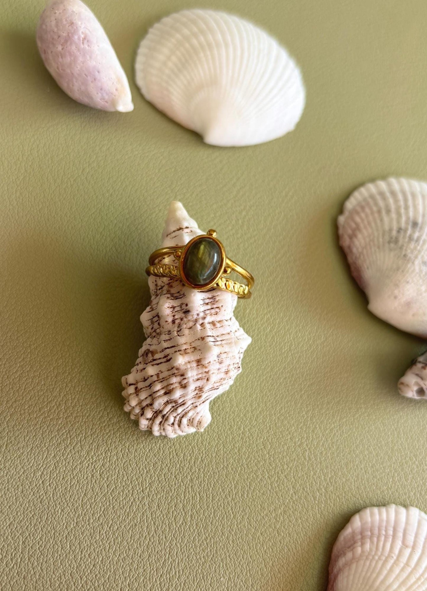 Labradorit Ring "SOUL"