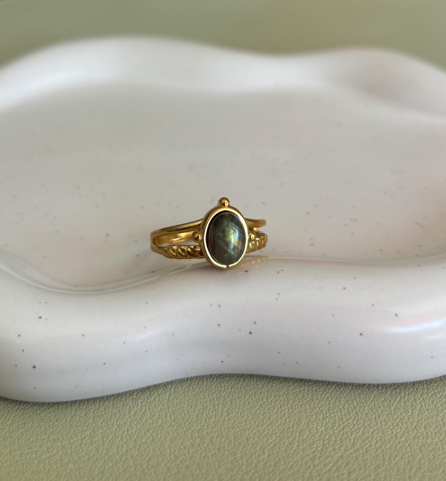 Labradorit Ring "SOUL"