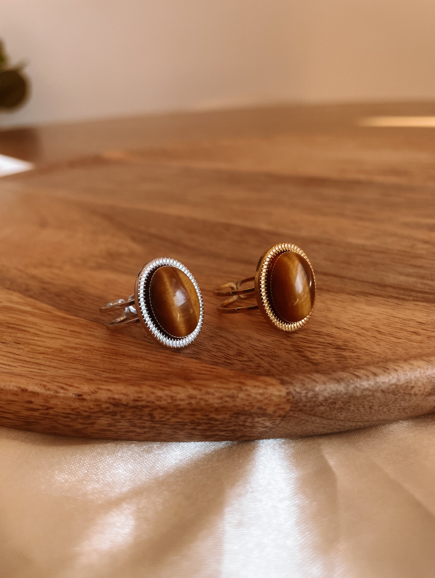 Tigerauge Ringe