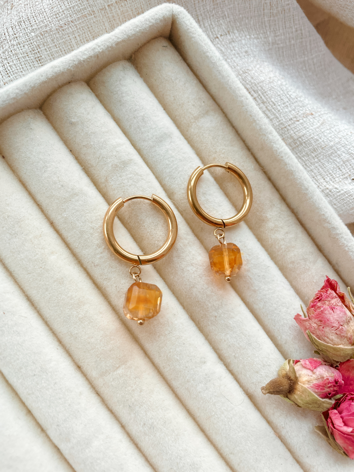 Citrin Ohrringe