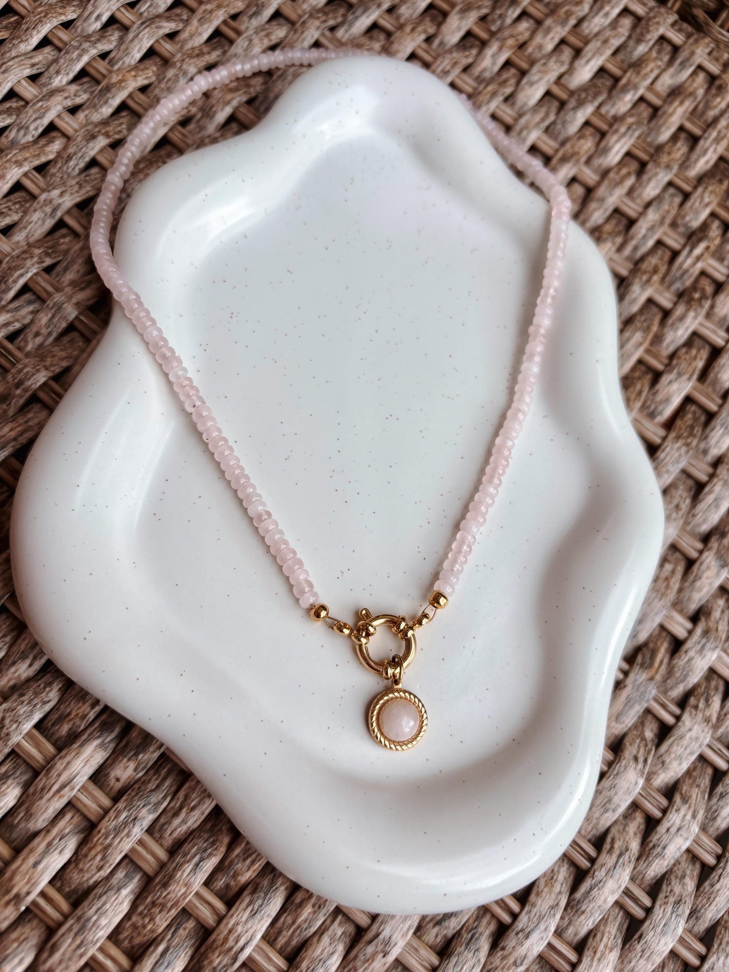 Rosenquarz Ketten