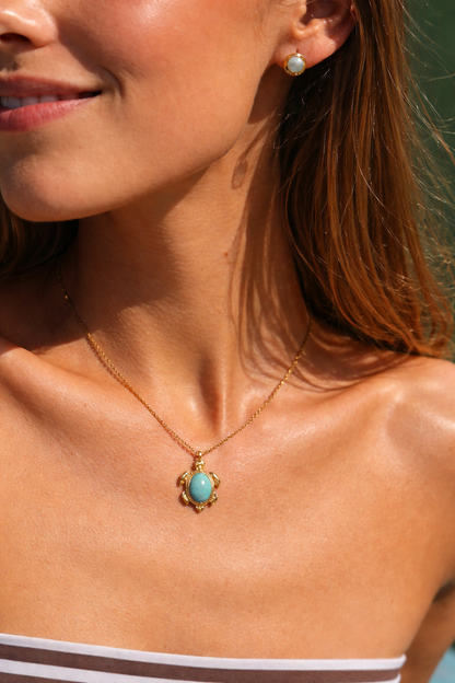 Amazonit Kette "TORTOISE"