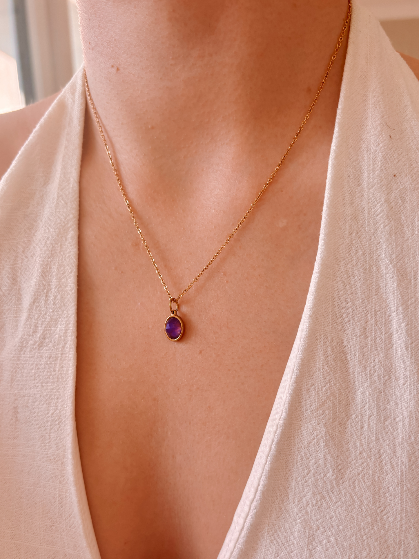Amethyst Kette "SOUL"