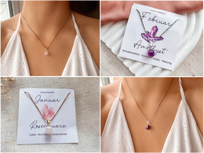 Geburtsstein Kette "BIRTHSTONE"