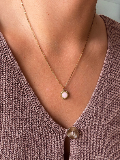 Rosenquarz Ohrringe "VITA"