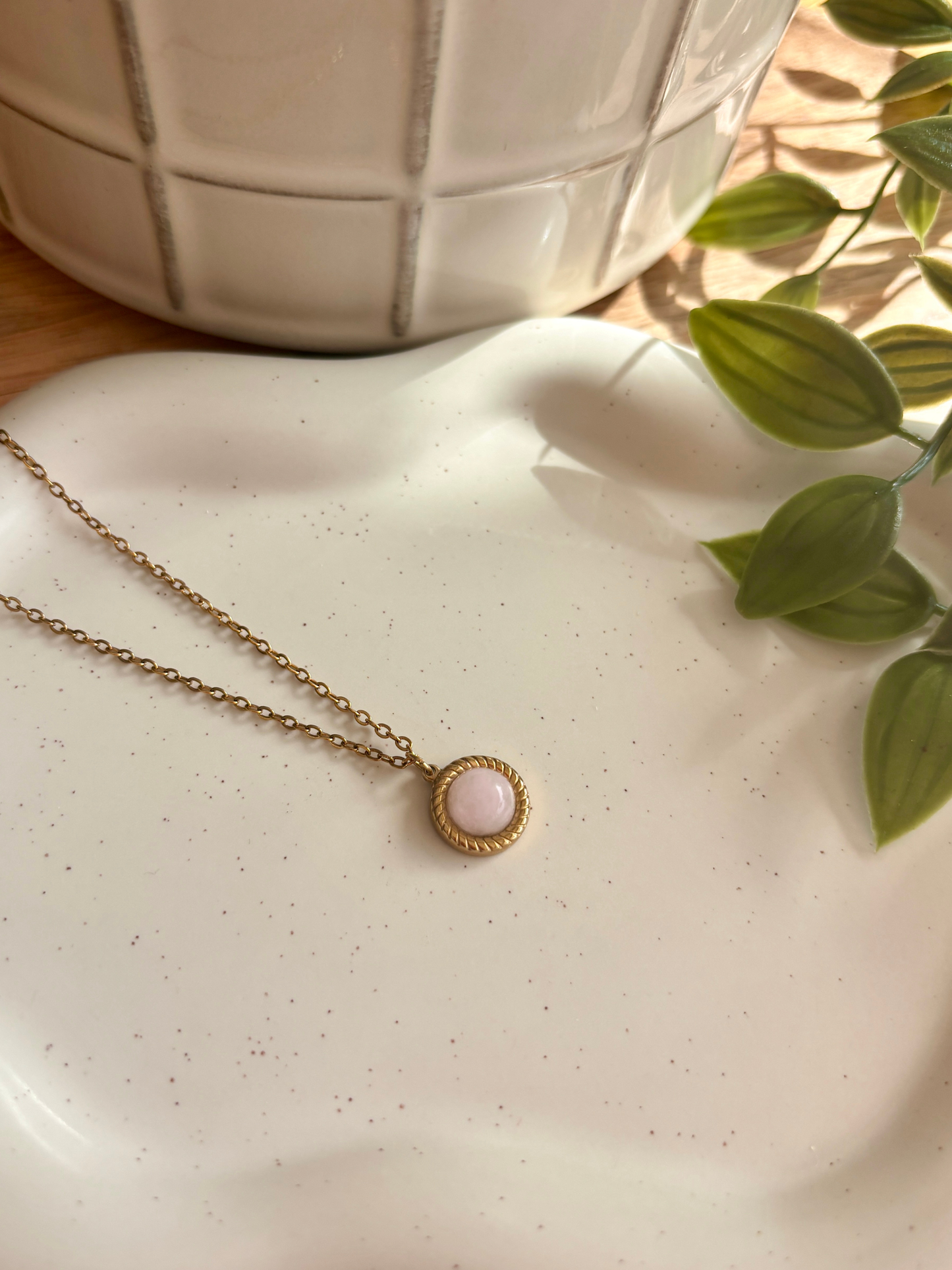 Rosenquarz Ohrringe "VITA"