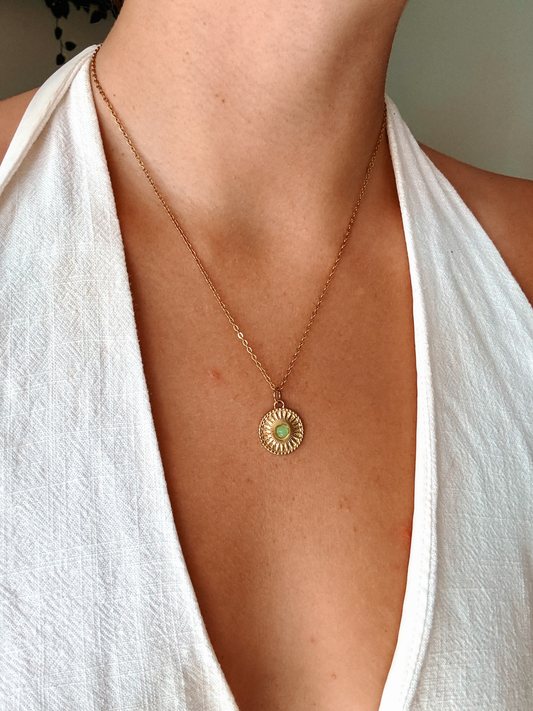 Aventurin Kette "SOLUNA"