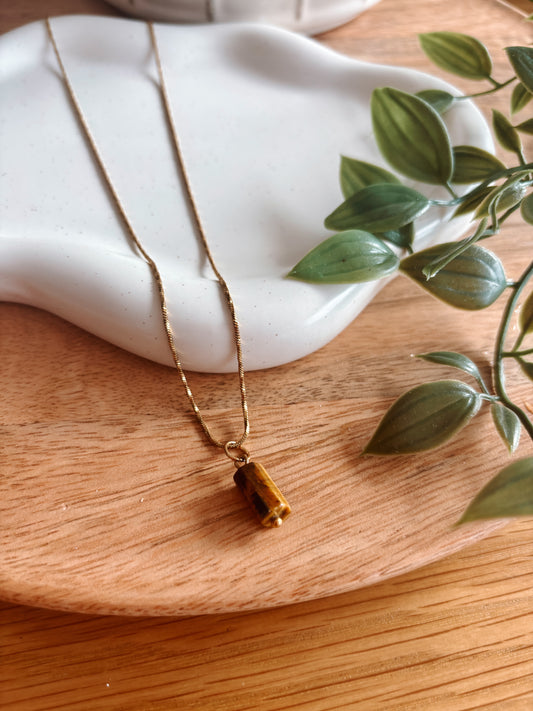 Tigerauge Kette "LYRA"