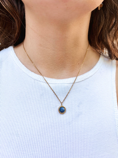 Lapis Lazuli Kette "VITA"