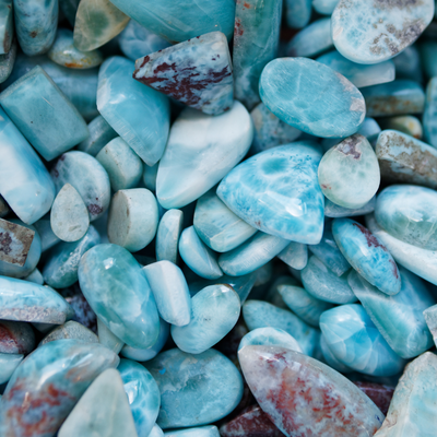 Larimar in diesem Schmuckstück