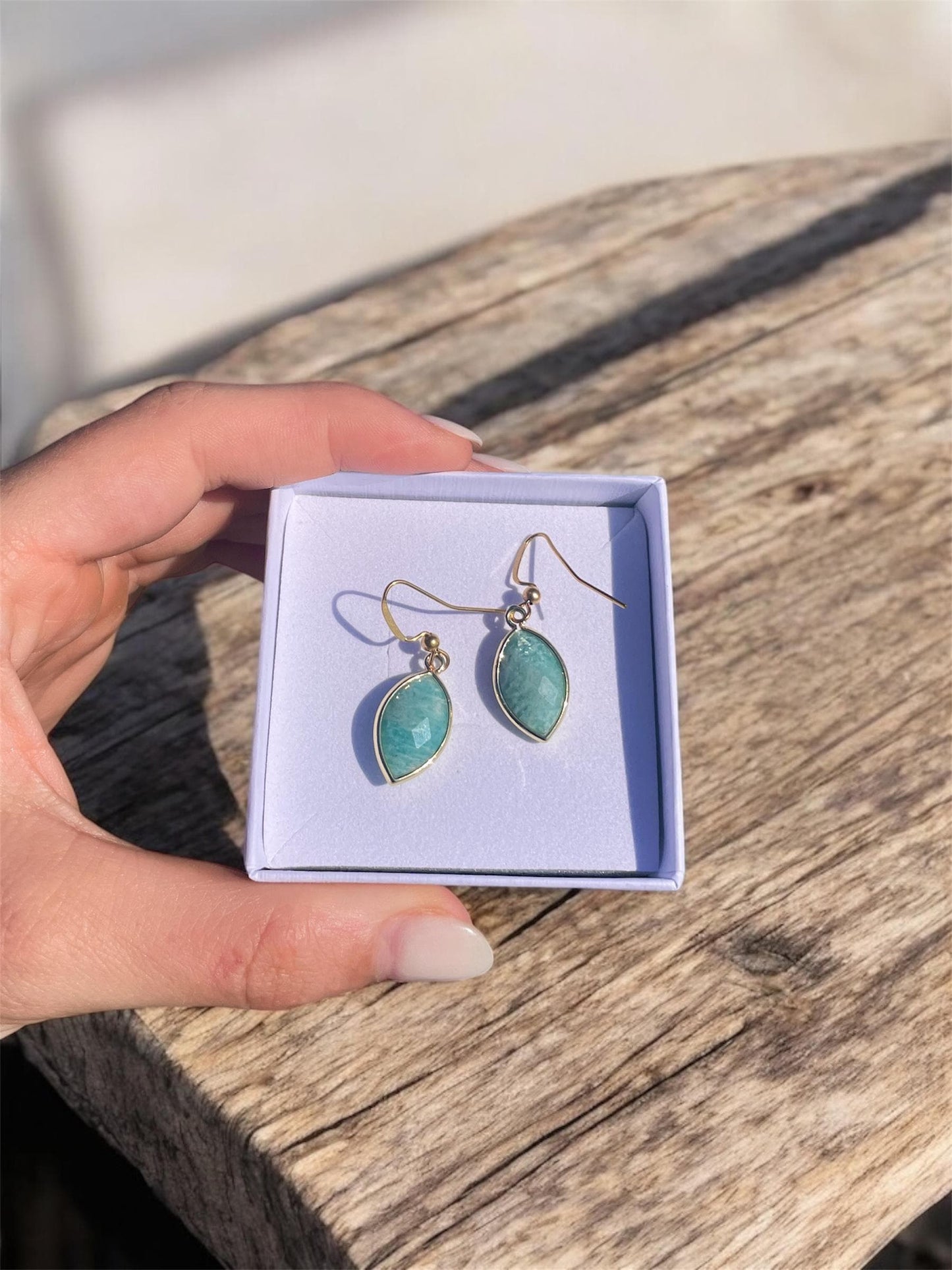Amazonit Kette "FREYA"