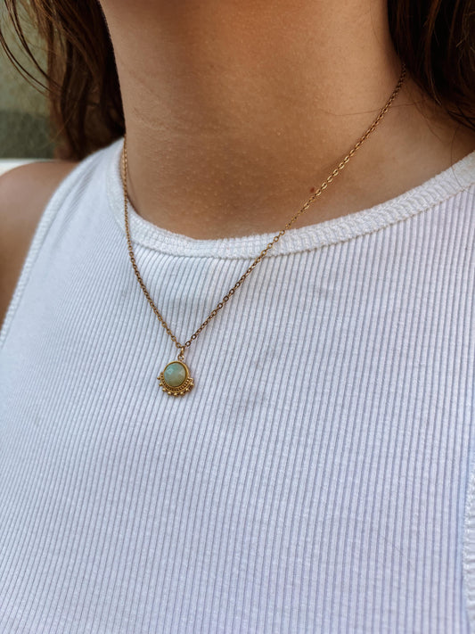 Amazonit Kette "SOL"