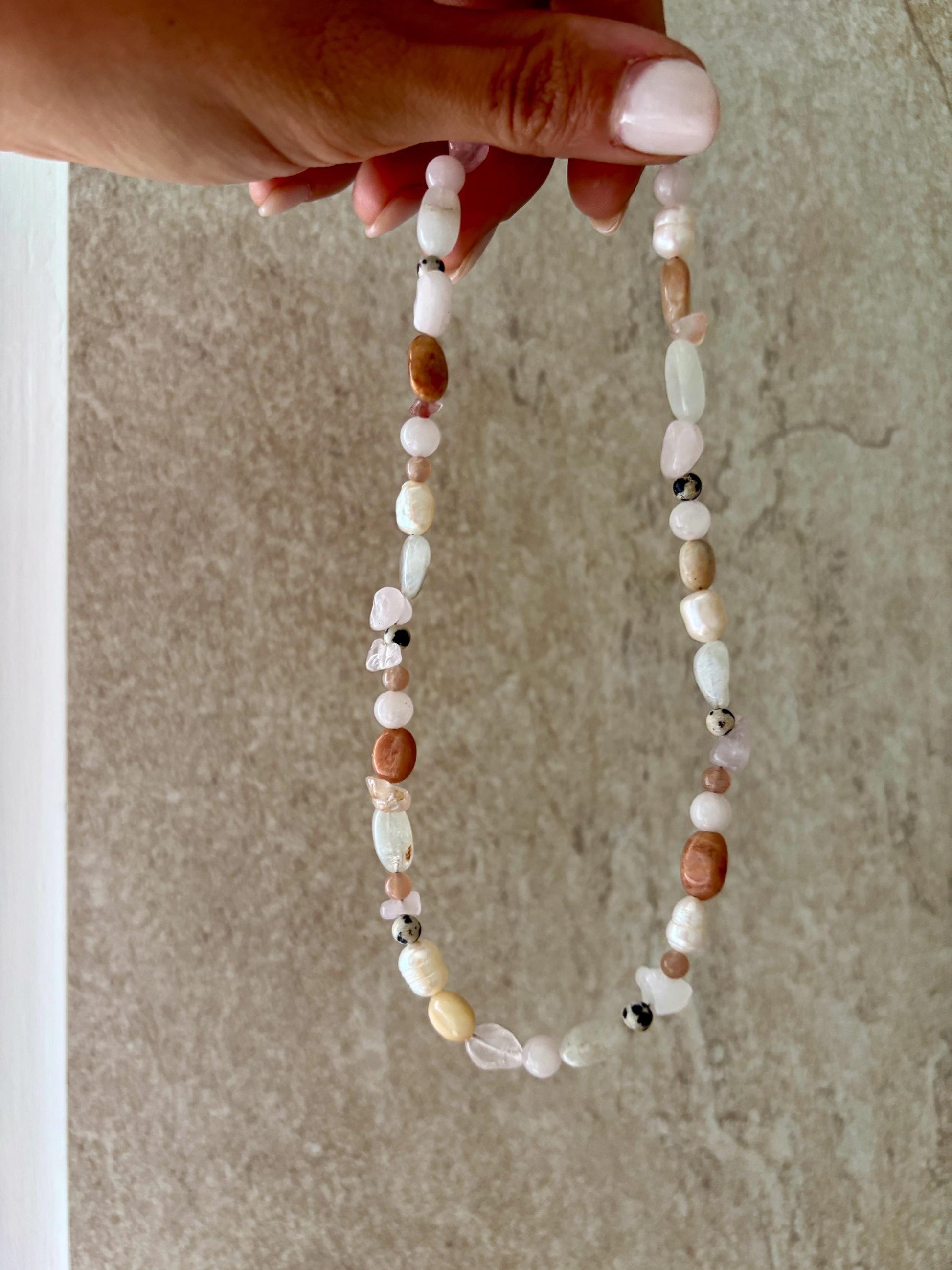 Edelstein Perlenkette CORAL