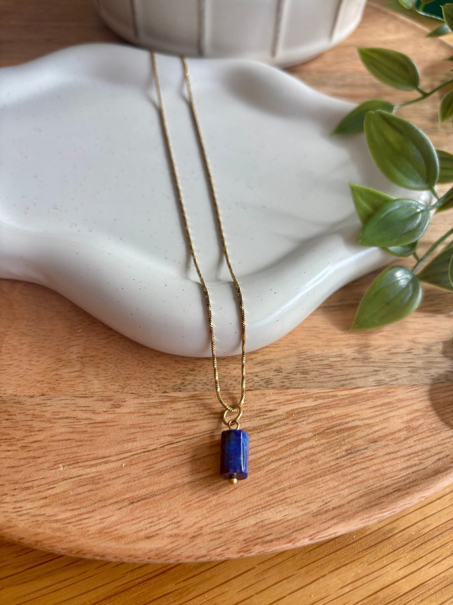 Lapislazuli Kette "LYRA"