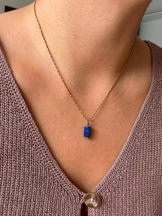 Lapislazuli Kette "LYRA"