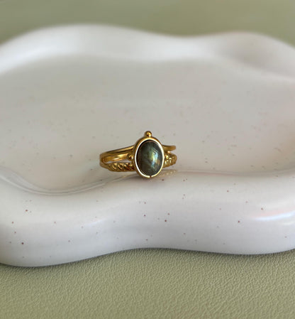 Labradorit Ring "SOUL"