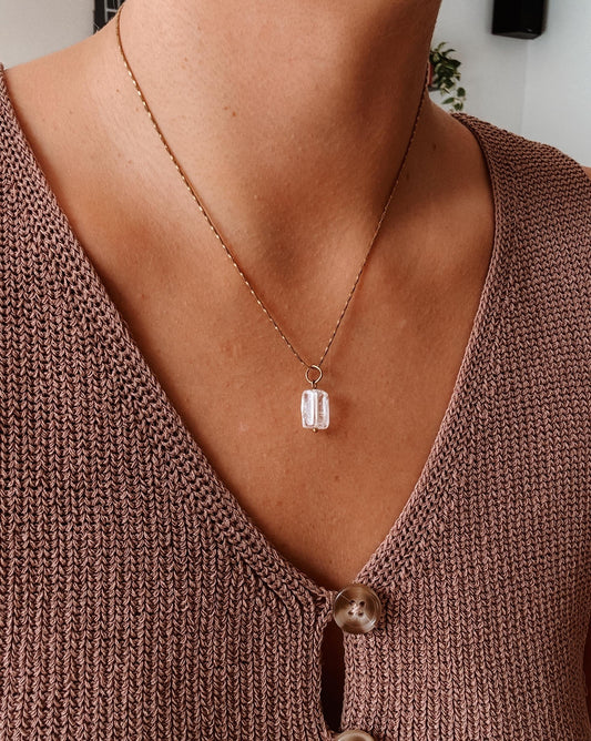 Bergkristall Kette "LYRA"