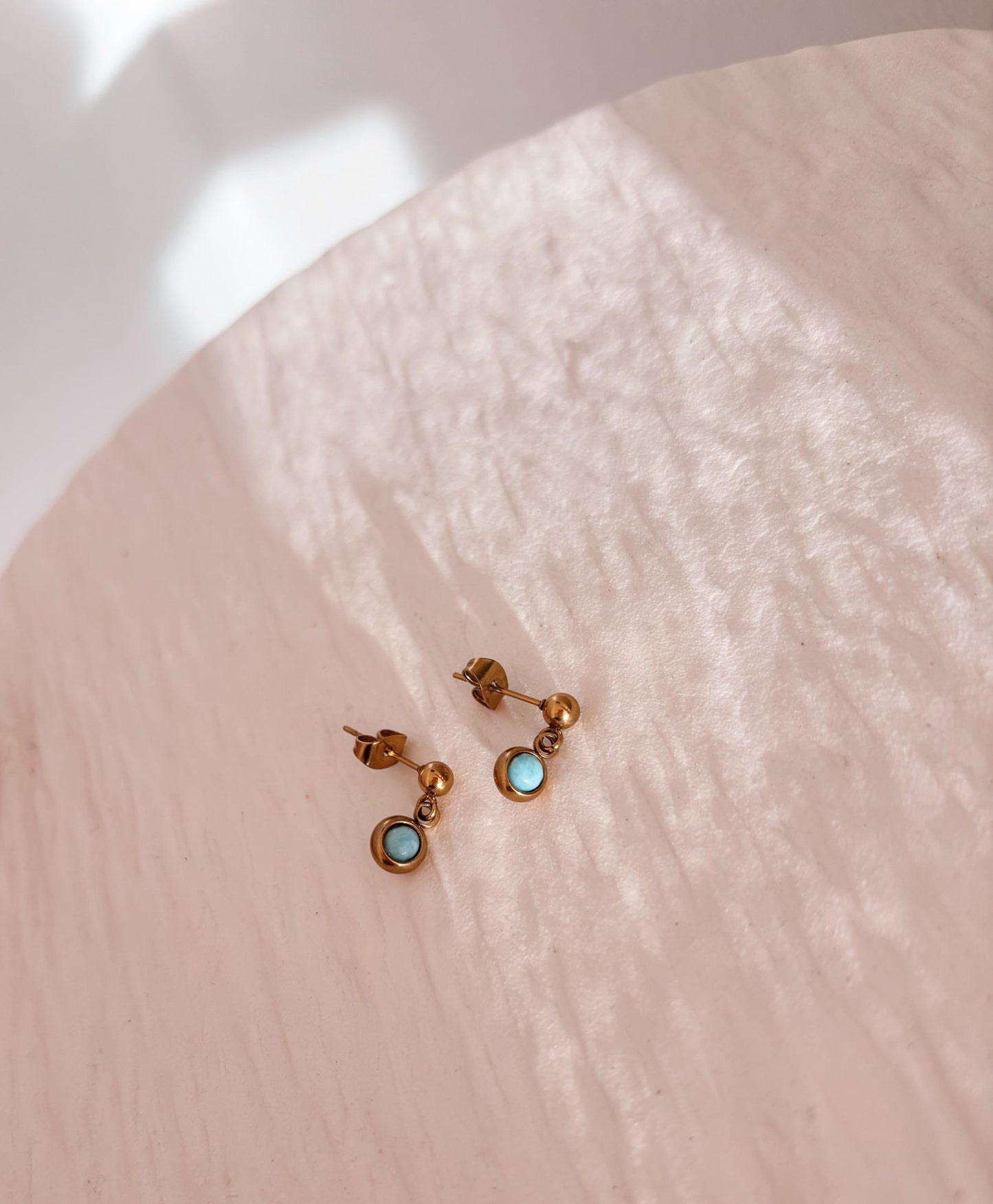 Larimar Ohrstecker "LUMA"