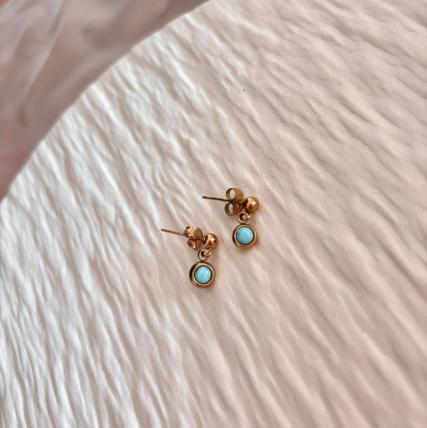 Larimar Ohrstecker "LUMA"