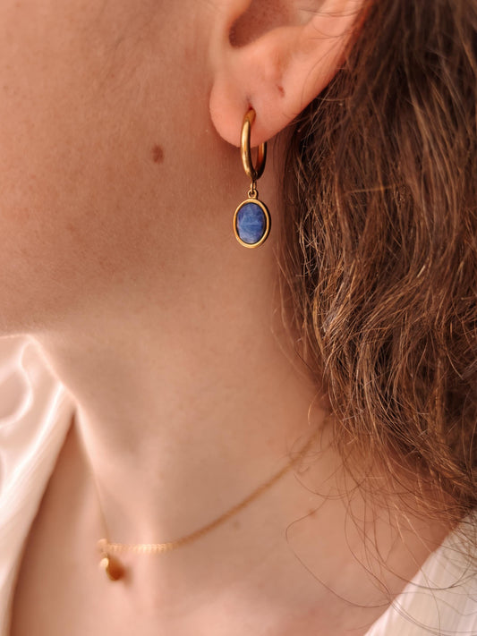 Lapislazuli Ohrringe "SOUL"