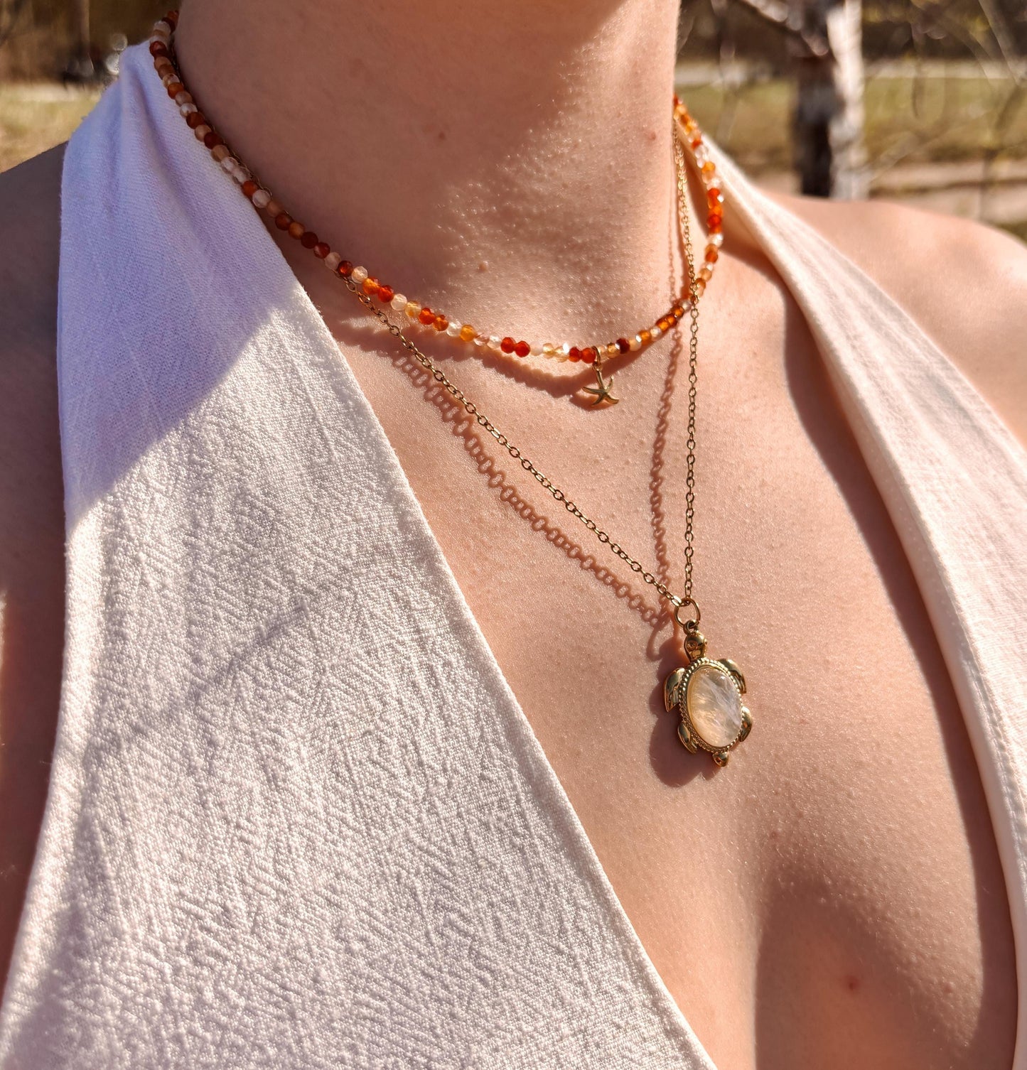 Karneol Kette "BAHARI"