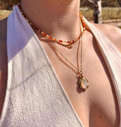 Karneol Kette "BAHARI"