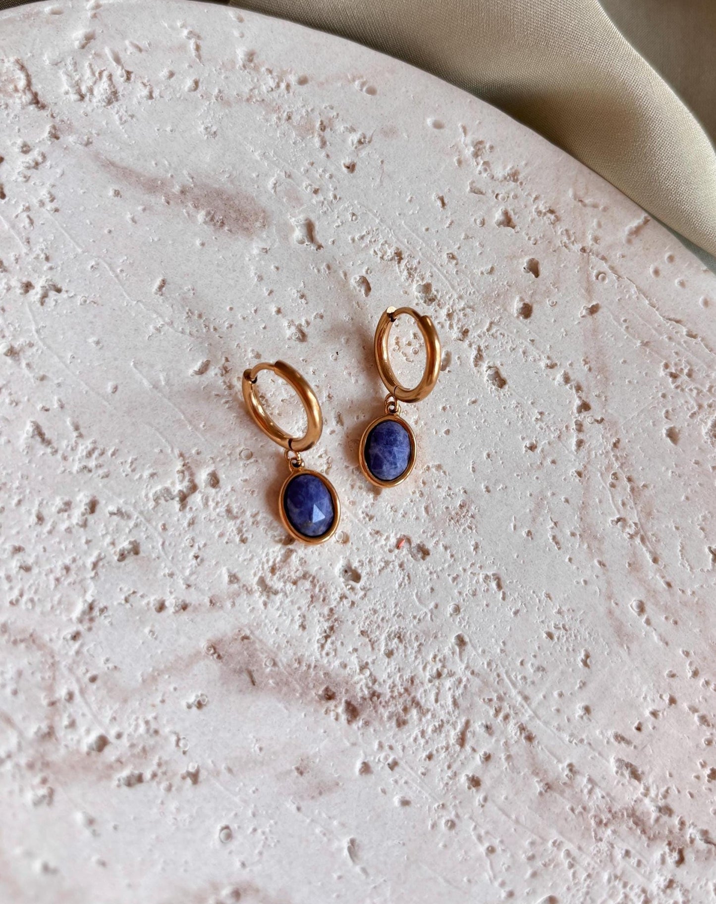 Facettierte Lapis Lazuli Kette "SOUL"