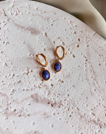 Facettierte Lapis Lazuli Kette "SOUL"