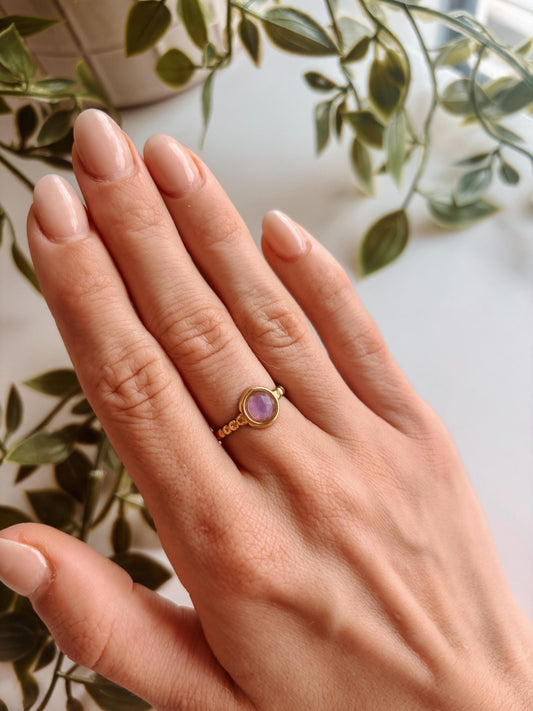 Amethyst Ring "ELEA"