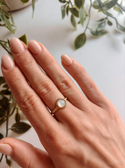 Aquamarin Ring "ELEA"