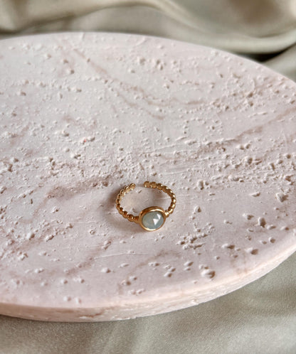 Aquamarin Ring "ELEA"
