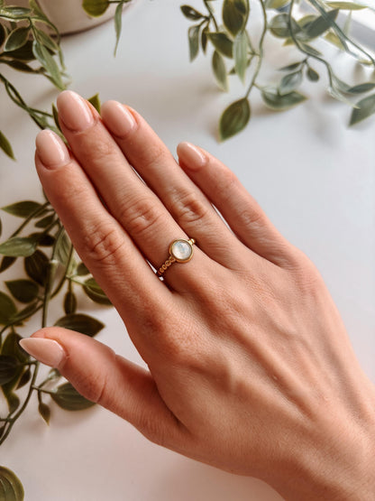 Aquamarin Ring "ELEA"