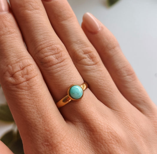 Amazonit Ring "AMAYA"