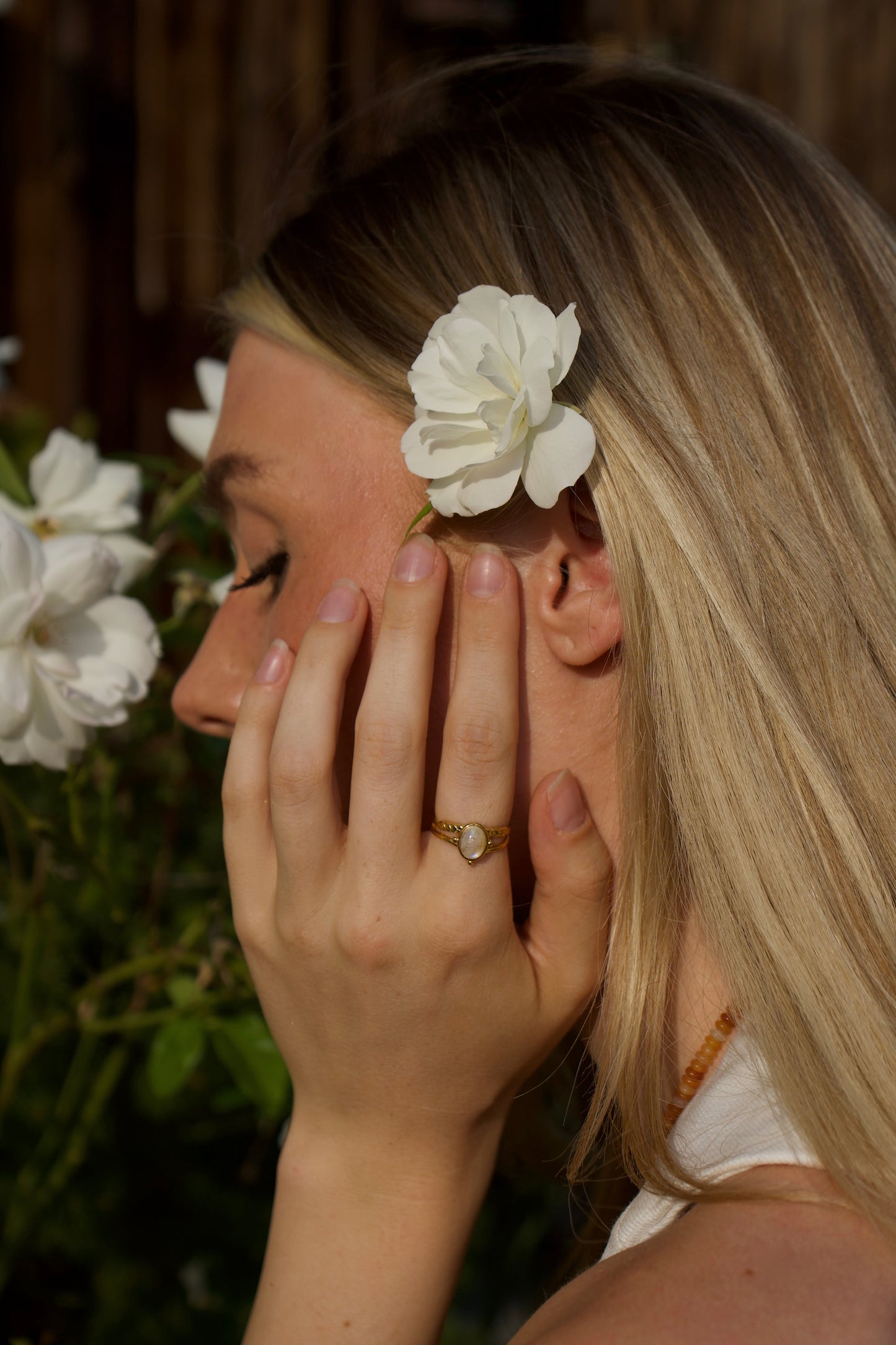 Mondstein Ring "SOUL"