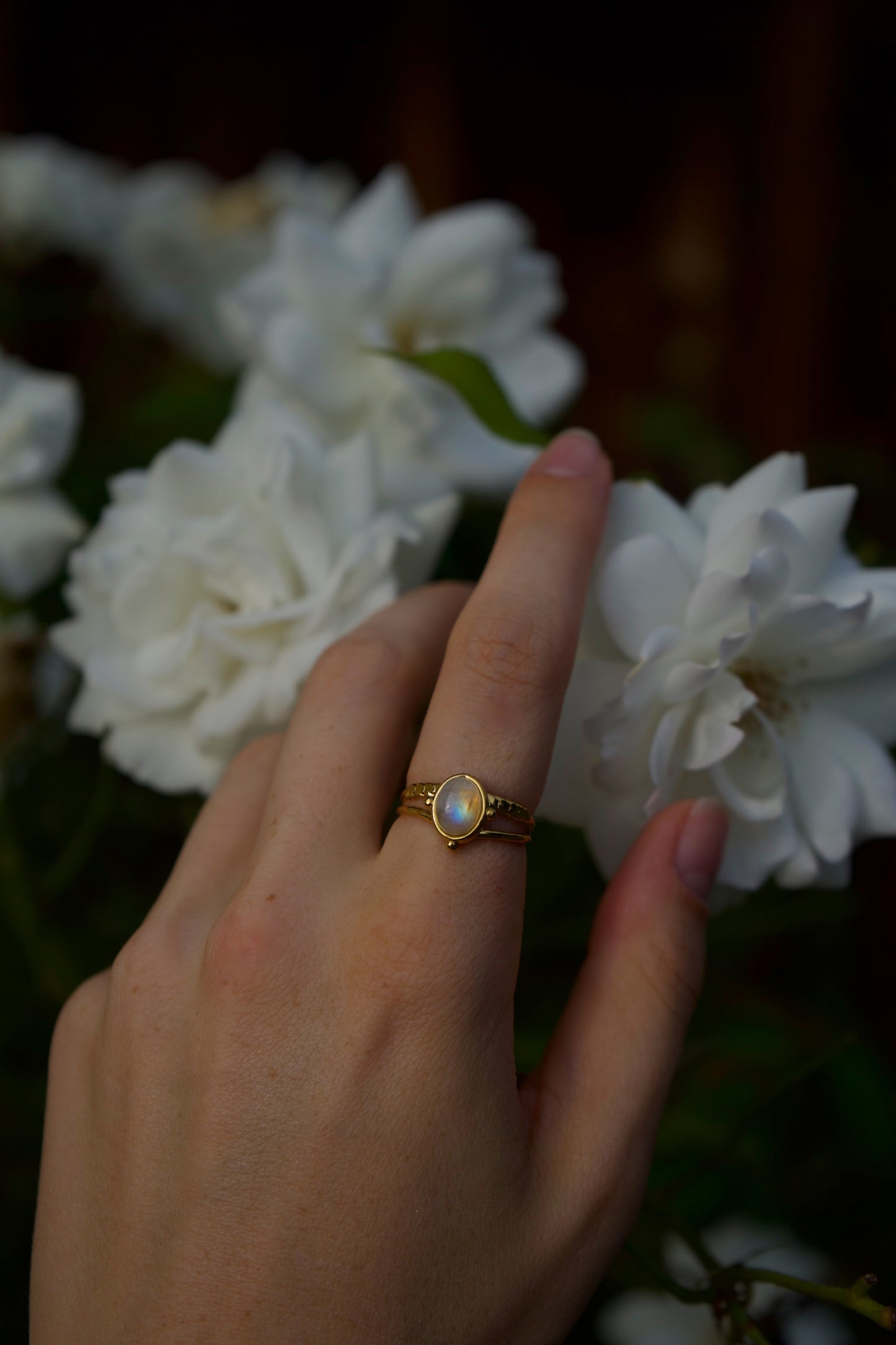 Mondstein Ring "SOUL"