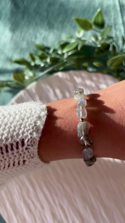 Labradorit Armband "PEARL"