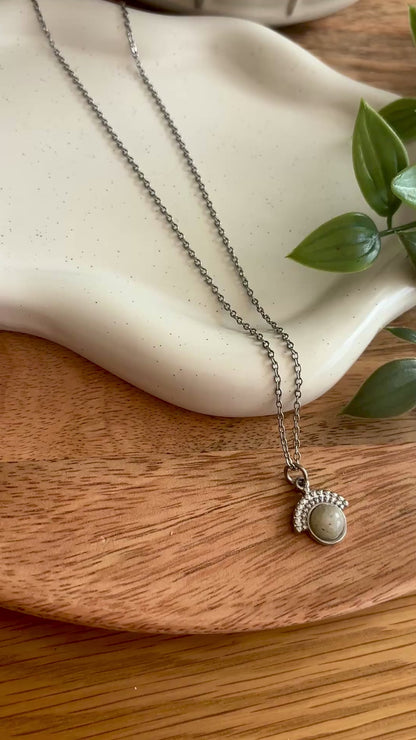 Labradorit Kette "SUNRISE"