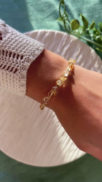 Citrin Armband "PEARL"